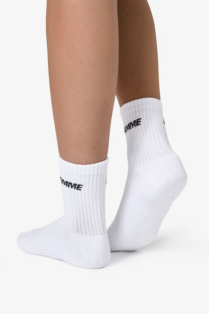 White 3-Pack Sky Knit Socks - for dame - Famme - Socks